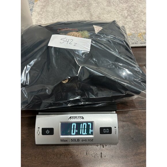 Caribbean Embroidered Cocktail Button Front Shirt Black Sz 3X Pineapple Tropical - Picture 10 of 10